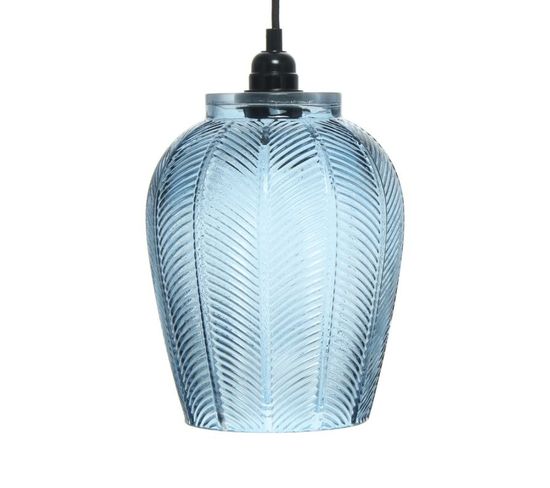 Lampe Suspension Design "bianca" 34cm Bleu
