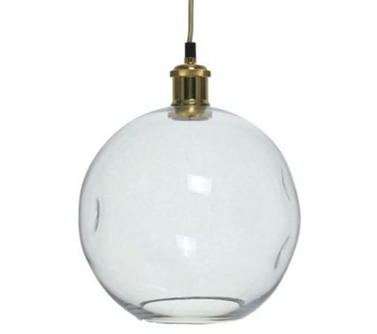 Lampe Suspension Design "natalie" 32cm Transparent