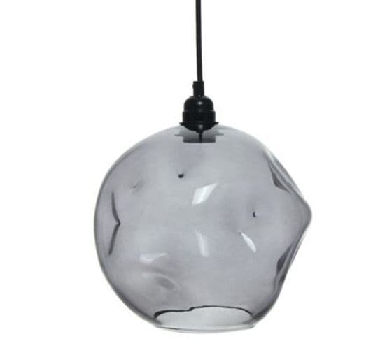 Lampe Suspension Design "natalie" 32cm Gris