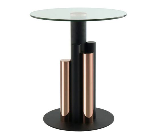 Table D'appoint Design "paula" 50cm Rose