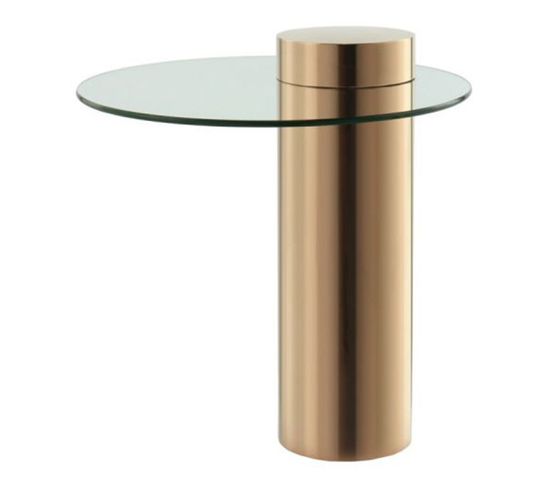 Table D'appoint Design "ontario" 50cm Rose