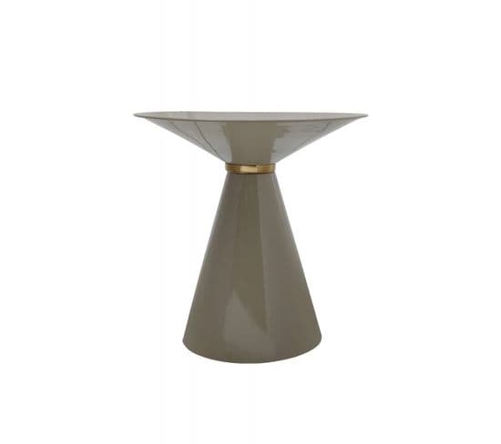 Table D'appoint Design "pina" 46cm Taupe