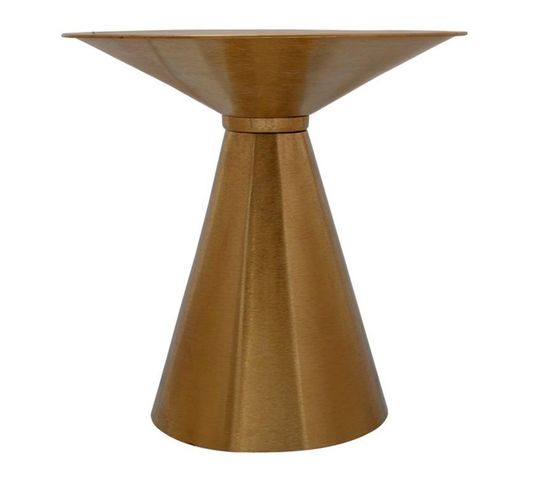 Table D'appoint Design "marsala" 45cm Or
