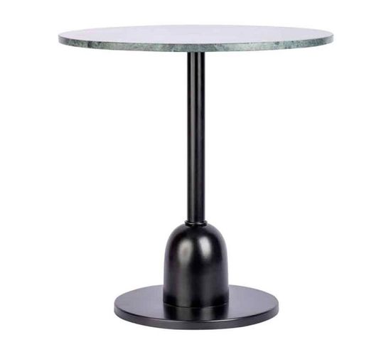 Table D'appoint En Marbre "gordon" 48cm Vert