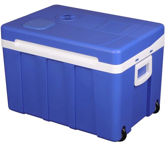 Mini Réfrigerateur De Voiture.multifonctionnel-portable.chaud-froid.50 Litres.60x41x42cm.bleu