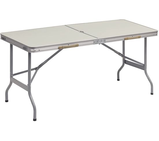 Table De Pique-nique.table Pliante Valise.table De Camping En Mdf Et Acier.150x60x69.5cm. Gris