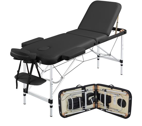 Table De Massage Pliante En 3 Sections Lit Cosmétique