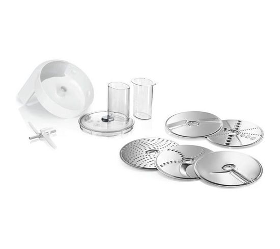 Accessoires Pour Kitchen Machine Mum5 - Lot Veggielove : Râpeur/éminceur - 5 Disques - Muz5vl1