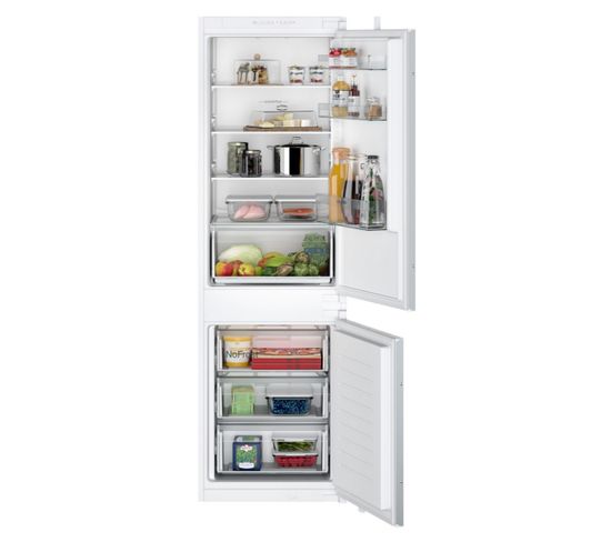 Réfrigérateur Combiné Intégrable à Glissière 260l Blanc - Ki86nnse0