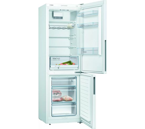 Réfrigérateur Combiné 60cm 308l Brassé Blanc - Kgv36vweas