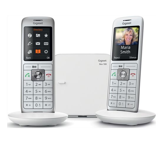 Téléphone Sans Fil Duo Dect Blanc Avec Répondeur - Gigacl660aduoblanc