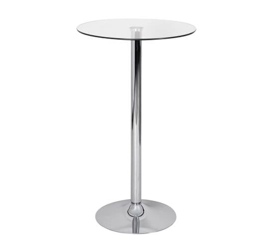 Table Haute De Bar 60x105x60 cm Table Bistro Cuisine Table À Manger Ronde