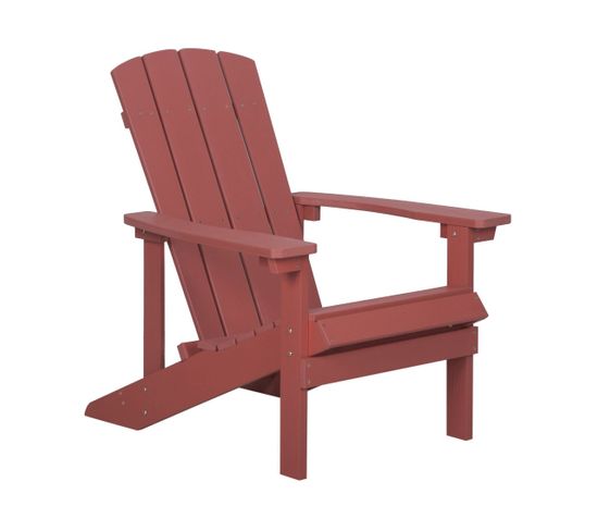 Chaise De Jardin Rouge Adirondack
