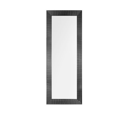 Miroir Mural Noir 50 X 130 Cm Draveil