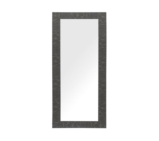 Miroir Mural Noir 50 X 130 Cm Plaisir