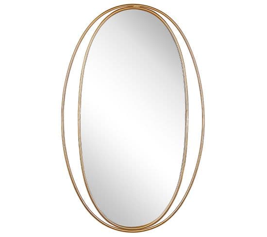 Miroir Doré 90 X 55 Cm Besson