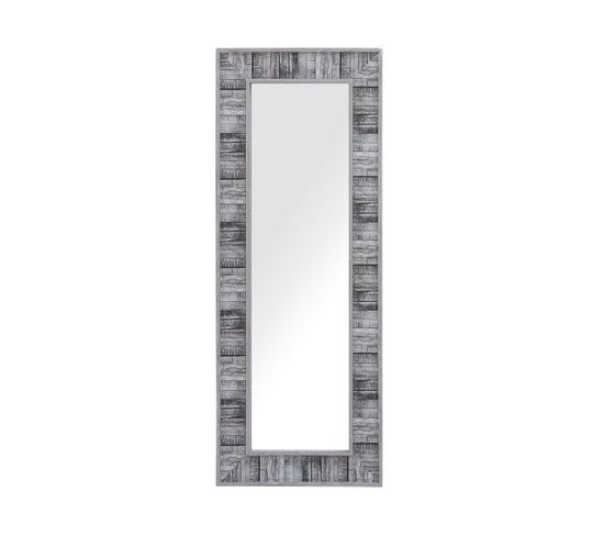 Miroir Mural Gris Et Blanc 50 X 130 Cm Rosnoen