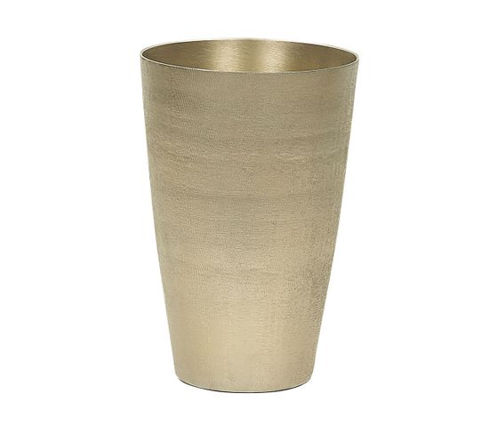 Aluminium Vase à Fleurs 31 Doré Amrit