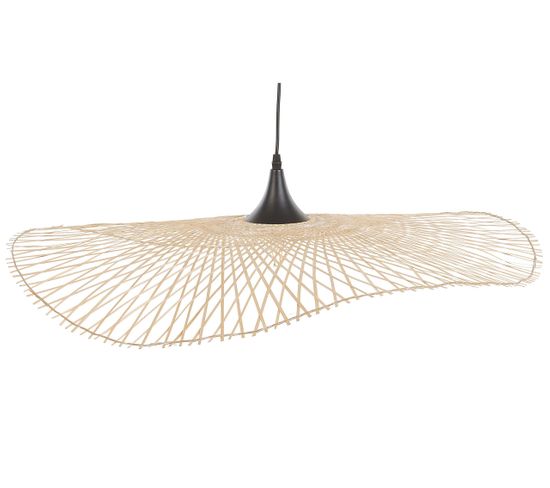 Lampe Suspension Design En Bambou Clair Floyd