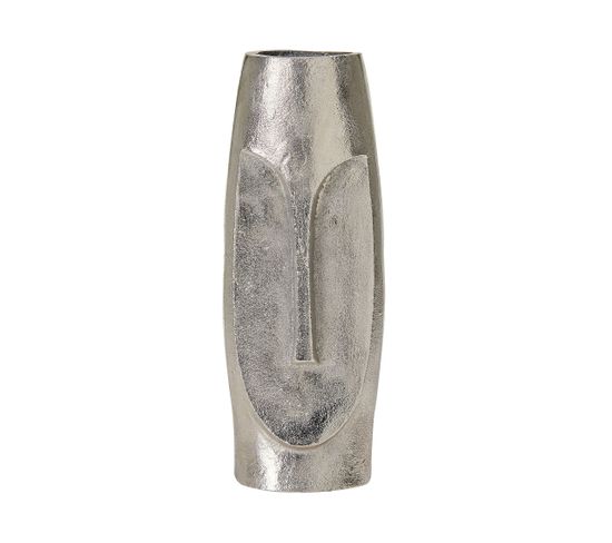 Aluminium Vase à Fleurs 32 Argenté Caral