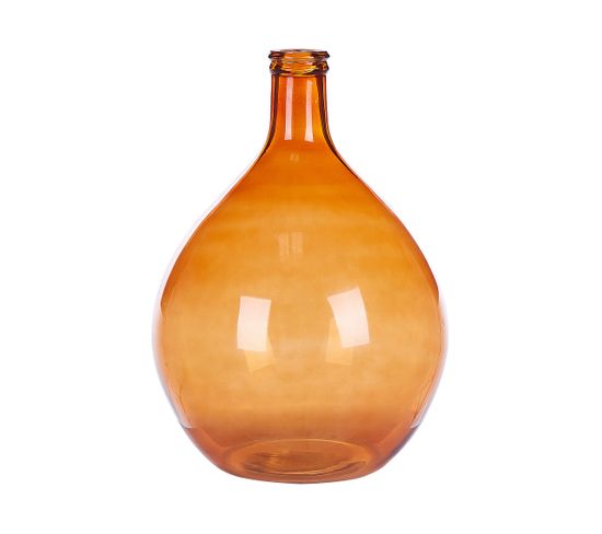 Verre Vase Décoratif 48 Marron Chatni