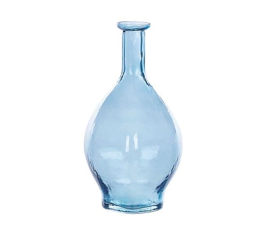 Verre Vase Décoratif 28 Bleu Pakora