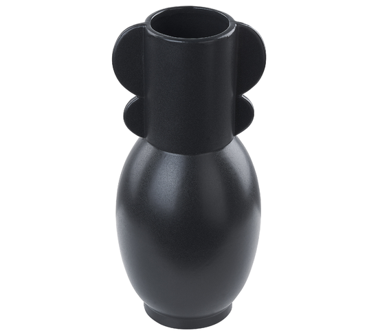 Porcelaine Vase à Fleurs 29 Noir Mytilene