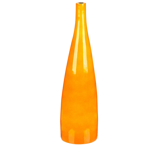 Terre Cuite Vase à Fleurs 50 Orange Sabadell