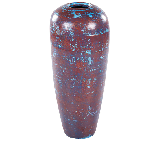 Terre Cuite Vase Décoratif 59 Bleu Dojran