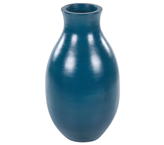 Terre Cuite Vase Décoratif 48 Bleu Stagira