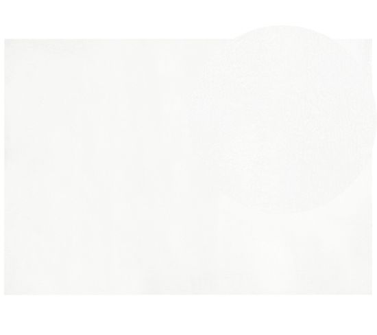 Tapis En Fausse Fourrure De Lapin Blanc 160 X 230 Cm Mirpur