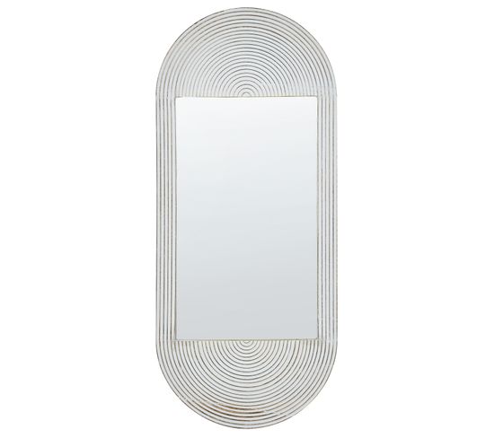 Miroir 56 X 130 Cm Blanc Cassé Briant