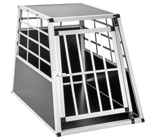 Cage De Transport Pour Chien Simple Dos Droit - 65 X 90 X 69,5 Cm