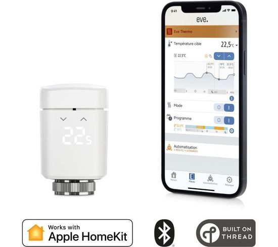 Vanne De Radiateur Intelligente - Technologie Apple Homekit