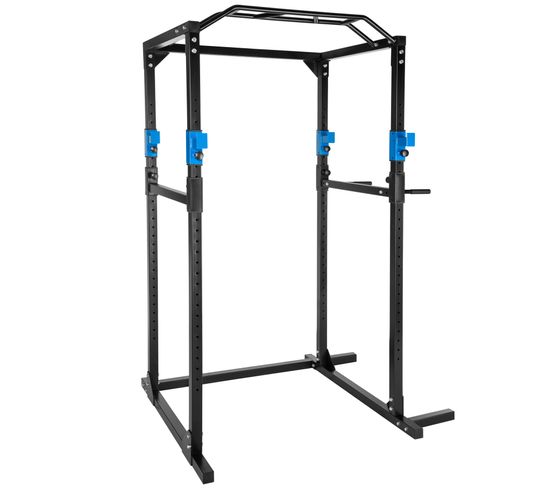 Cage De Musculation, Rack, Station De Fitness - Noir/bleu