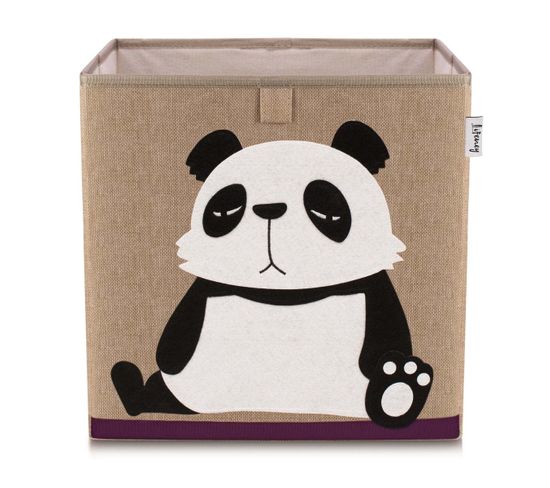 Boîte De Rangement En Tissu Pour Enfant "panda"