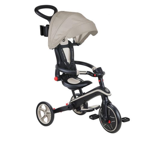 Tricycle Trike Explorer Foldable 4 En 1 Taupe