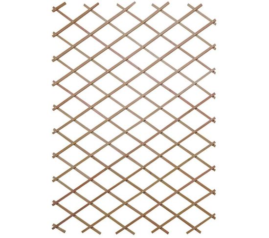 Panneau Treillis En Bois 120 X 180 Cm Cloture Palissade But