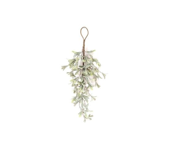 Guirlande De Noël Effet Branches Mistletoe - L. 60 Cm - Vert