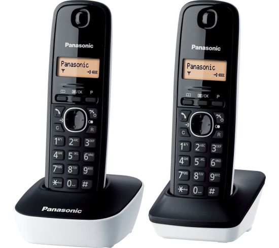 Téléphone Sans Fil Duo Dect Noir - Kxtg1612frw