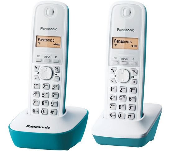 Téléphone Sans Fil Duo Bleu - Kxtg1612frc