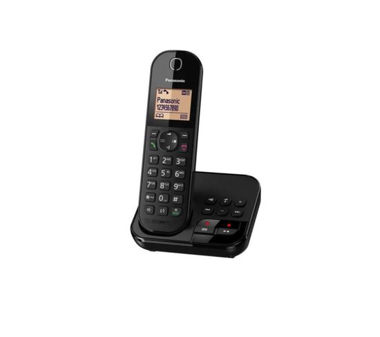 Téléphone Sans Fil Dect Noir Avec Répondeur - Kxtgc420frb
