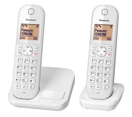 Téléphone Sans Fil Duo Dect Blanc - Kxtgc412frw