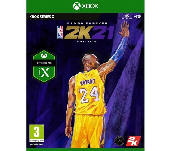 Nba 2k21 Edition Mamba Forever Jeu Xbox Series X