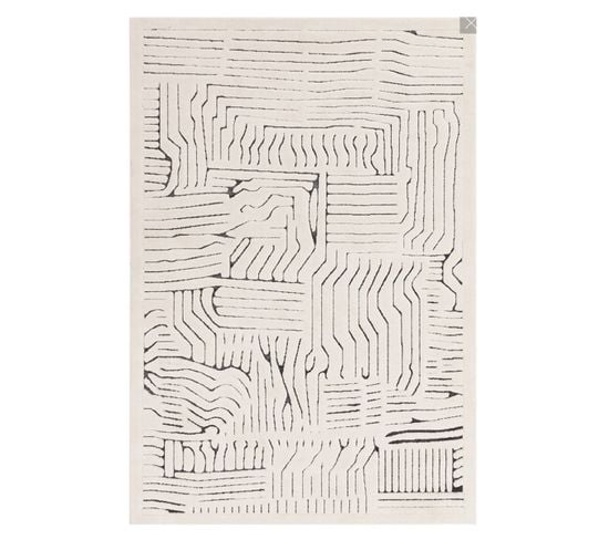 Tapis De Salon Dale En Polyester - Beige - 200x290 Cm