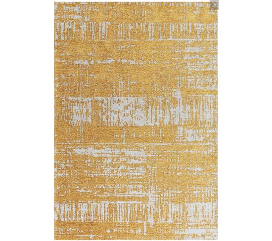 Tapis De Salon Baus En Polyester - Jaune - 120x170 Cm