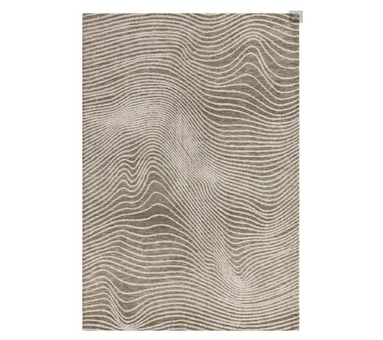 Tapis De Salon Massy En Polyester - Beige - 200x290 Cm