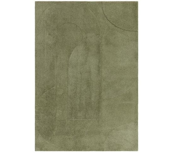 Tapis De Salon Moderne Bona En Polyester - Vert - 120x170 Cm