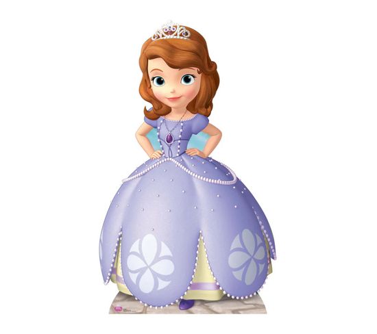 Figurine En Carton  Disney Princesse Sofia Les Mains Sur Les Hanches - Haut 150 Cm