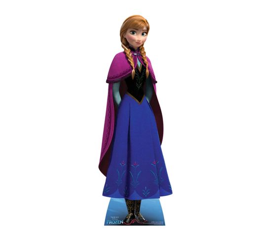 Figurine En Carton Disney La Reine Des Neiges Anna (mini Format) Hauteur 96 Cm